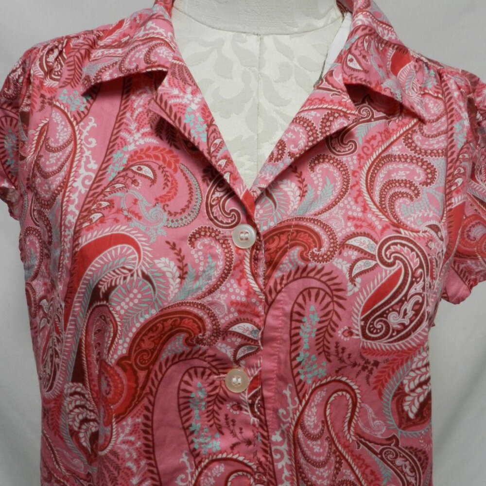 The Cat's Pajamas Cotton lounge Top Pant set drawstring elastic Size X-Large XL - Picture 4 of 8